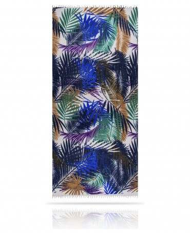 Палантин Женский W40-FEUILLE.D.ETE/BLEU